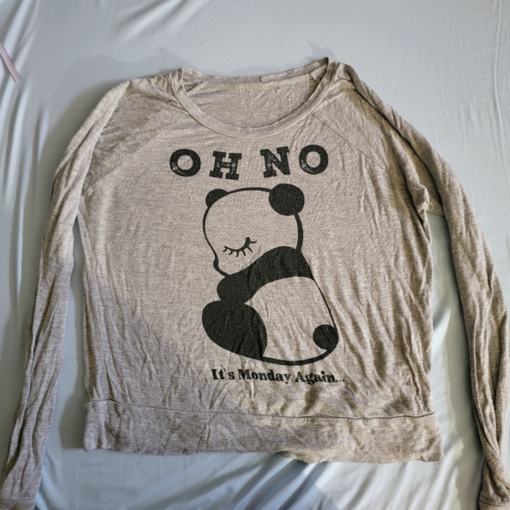 Oh no it's Monday again long sleeve shirt